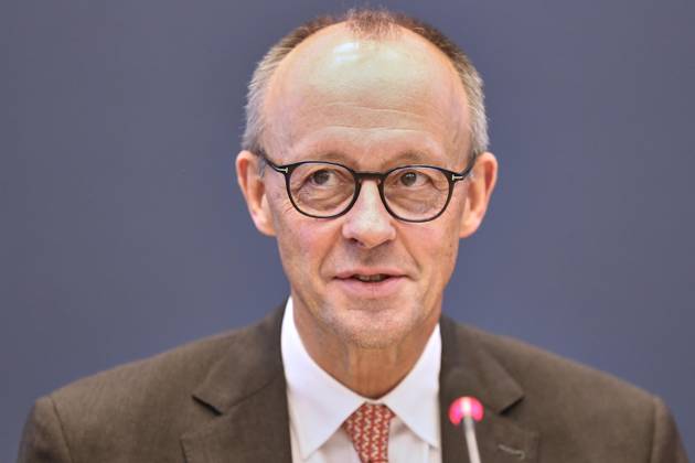Berlin, Germany, 06 10 2025 Konrad Adenauer Haus CDU Federal Executive Committee Meeting Federal Chancellor Friedrich Merz CDU Copyright: xdtsxNachrichtenagenturx dts_86507