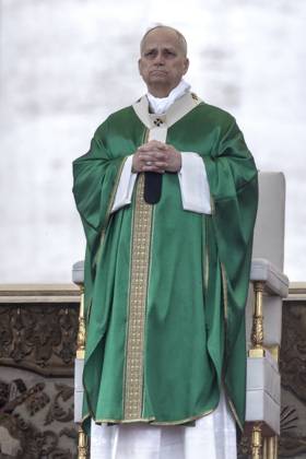 October 5, 2025, Vatican City, Vatican: Pope Leo XIV presides over a Mass for the Jubilee of the Missions and of Migrants in St. Peter s square at the Vatican Vatican City Vatican - ZUMAs197 20251005_aaa_s197_576 Copyright: xMariaxGraziaxPicciarellax