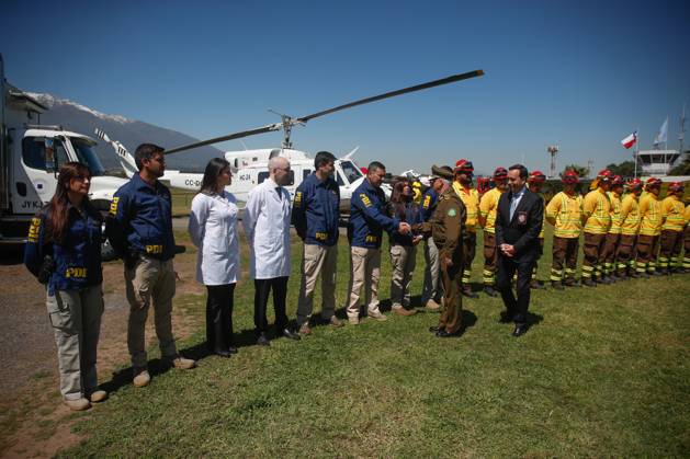 Santiago, October 06, 2025 The President of the Republic, Gabriel Boric Font, heads the launching of the Action Plan 2025 2026 for the prevention, mitigation and control of forest fires Diego Martin Aton Chile, Aton 1050741 jpeg Copyright: DiegoxMartin