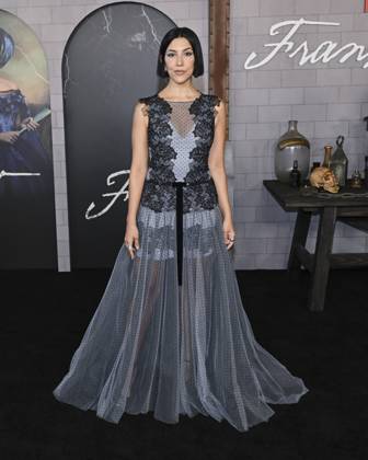 October 6, 2025, Los Angeles, California, USA: American actress, director, and singer STEPHANIE BEATRIZ attends the Los Angeles red carpet premiere of Netflix s Frankenstein Los Angeles USA - ZUMAb173 20251006_aap_b173_125 Copyright: xBillyxBennightx