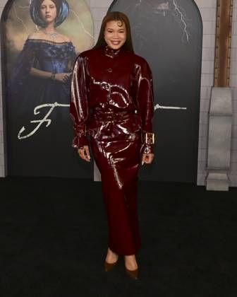 October 6, 2025, Los Angeles, California, USA: American actress STORM REID attends the Los Angeles red carpet premiere of Netflix s Frankenstein Los Angeles USA - ZUMAb173 20251006_aap_b173_196 Copyright: xBillyxBennightx
