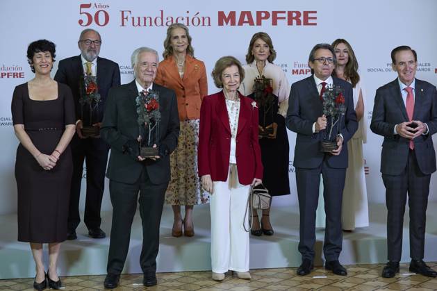 October 8, 2025, Madrid, Madrid, SPAIN: QUEEN SOFêA attends MAPFRE Foundation awards Madrid SPAIN - ZUMAc260 20251008_zep_c260_023 Copyright: xMikexChicorrox