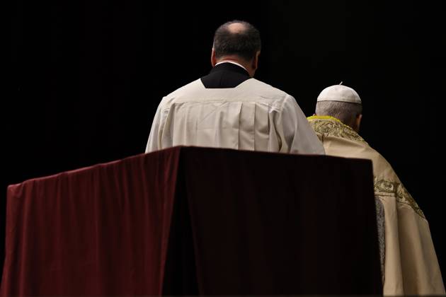 October 11, 2025. Vatican City - POPE LEO XIV during the Marian Vigil of Our Lady of Fatima in Peter s Square at the Vatican. EvandroInetti_via ZUMA Wire Vatican City State - ZUMAi15_ 20251011_zaf_i15_057 Copyright: xEvandroxInettix