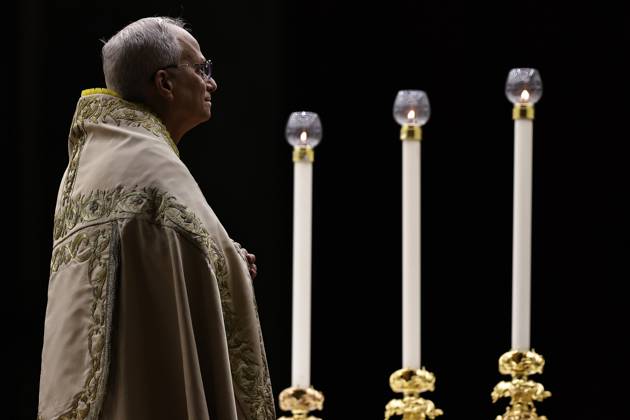 October 11, 2025. Vatican City - POPE LEO XIV during the Marian Vigil of Our Lady of Fatima in Peter s Square at the Vatican. EvandroInetti_via ZUMA Wire Vatican City State - ZUMAi15_ 20251011_zaf_i15_060 Copyright: xEvandroxInettix