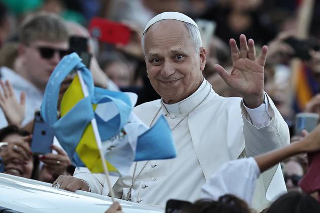 October 11, 2025. Vatican City - POPE LEO XIV during the Marian Vigil of Our Lady of Fatima in Peter s Square at the Vatican. EvandroInetti_via ZUMA Wire Vatican City State - ZUMAi15_ 20251011_zaf_i15_083 Copyright: xEvandroxInettix
