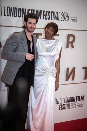 October 11, 2025, London, United Kingdom: Andrew Garfield and Ayo Edebiri attend the Headline Gala screening of After The Hunt during the 69th BFI London Film Festival at The Royal Festival Hall. London United Kingdom - ZUMAs197 20251011_aaa_s197_324 Copyright: xLoredanaxSangiulianox