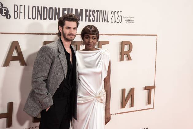 October 11, 2025, London, United Kingdom: Andrew Garfield and Ayo Edebiri attend the Headline Gala screening of After The Hunt during the 69th BFI London Film Festival at The Royal Festival Hall. London United Kingdom - ZUMAs197 20251011_aaa_s197_328 Copyright: xLoredanaxSangiulianox