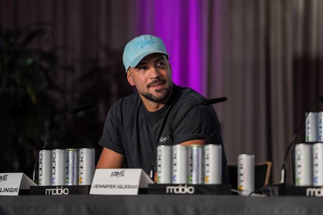 Press conference Fame Fighting 2025 Yasin Cilingir at the press conference for Fame Fighting 2025 on 11 10 2025 at the Atlantic Hotel Essen Essen Atlantic Hotel Nordrhein Westfalen