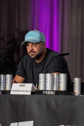 Press conference Fame Fighting 2025 Yasin Cilingir at the press conference for Fame Fighting 2025 on 11 10 2025 at the Atlantic Hotel Essen Essen Atlantic Hotel Nordrhein Westfalen