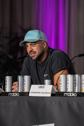 Press conference Fame Fighting 2025 Yasin Cilingir at the press conference for Fame Fighting 2025 on 11 10 2025 at the Atlantic Hotel Essen Essen Atlantic Hotel Nordrhein Westfalen