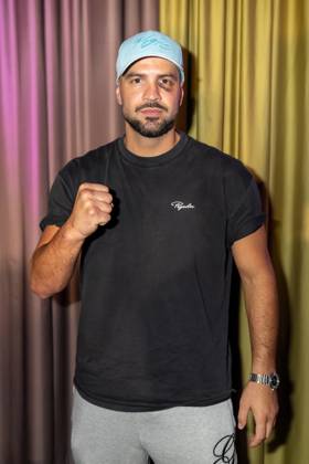 Press conference Fame Fighting 2025 Yasin Cilingir at the press conference for Fame Fighting 2025 on 11 10 2025 at the Atlantic Hotel Essen Essen Atlantic Hotel Nordrhein Westfalen