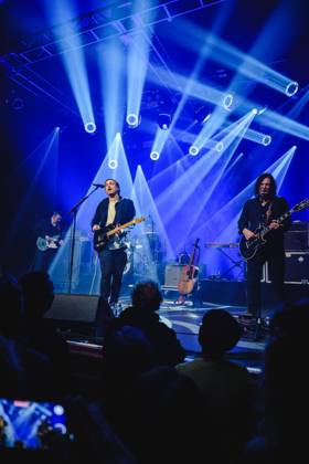 Starsailor live in Bern, Switzerland Bern, Switzerland. 14th, October 2025. The English band Starsailor performs a live concert at Bierhübeli in Bern. Here vocalist and musician James Walsh is seen live on stage. Switzerland, Bern Copyright: xGonzalesxPhoto TilmanxJentzschx