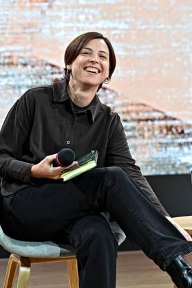 Frankfurt Book Fair 2025 Author Dorothee Elmiger on 15 10 2025 at the Frankfurt Book Fair 20251015MWI091170