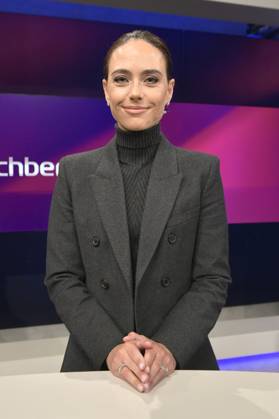 Franca Lehfeldt on the ARD talk show maischberger in Studio Berlin Adlershof Berlin, 15 10 2025 Foto:xM.xBehrensx xFuturexImagex maischberger1510_5025