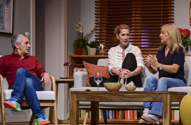 October 16, 2025, Madrid, Madrid, SPAIN: Victoria, a play at the Teatro FoÂgaro in Madrid. This new comedy, written and directed by Marc Angelet and Cristina Clemente, features a top-notch cast led by Amparo Larrao±aga, Io±aki Miramo³n, Mar Abascal, and Juli Fo bregas. Madrid SPAIN - ZUMAz108 20251016_znp_z108_084 Copyright: xRichardxZubelzux