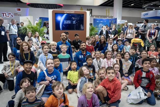76th International Astronautical Congress in Sydney SYDNEY, AUSTRALIA - OCTOBER 2: People explore exhibitions in the foyer area and take part in space-themed interactive experiences during the Public Day event of the 76th International Astronautical Congress (IAC 2025) in Sydney, Australia on October 2, 2025. The congress concluded with a flag handover ceremony to Turkiye, which will host the 77th edition of the event next year. Organized under the theme Sustainable Space: Resilient Earth from September 29 to October 3, the congress brought together thousands of participants from the global space community. Ozge Elif Kizil Anadolu Sydney Australia. Editorial use only. Please get in touch for any other usage. Copyright: x2025xAnadoluxOzgexElifxKizilx