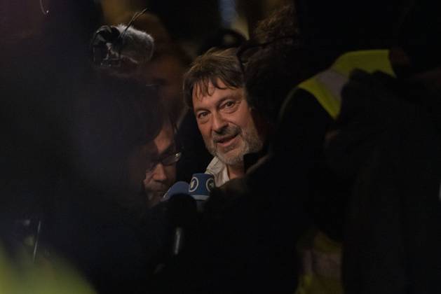 Photo IPP Diego Nangano Cappello Rome 21 10 2025 Manifestazione Viva La Stampa Libera in photo Sigfrido Ranucci Journalist Italy Photo Press World Copyright