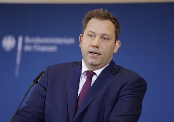 Lars Klingbeil Federal Minister of Finance, Germany, Berlin, BMF, Press conference BM Klingbeil, Topic 169 Tax estimate
