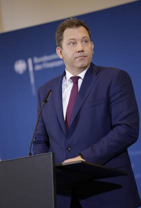 Lars Klingbeil Federal Minister of Finance, Germany, Berlin, BMF, Press conference BM Klingbeil, Topic 169 Tax estimate