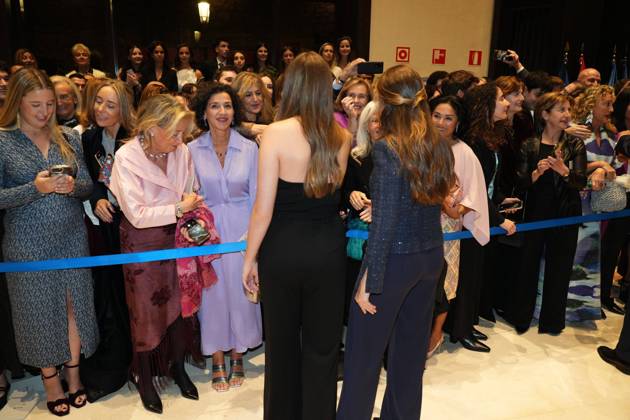 Spanish King Felipe VI and Queen Letizia with Princess Leonor de Borbon and Sofia de Borbon during the celebration of the 33th edition of the concert of the Princess of Asturias Awards 2025 in Oviedo, on Thursday 23 October 2025. Cordon Press
