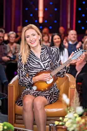 MDR Riverboat singer Stefanie Hertel on the occasion of the recording of the MDR talk show Riverboat on 24 10 2025 at Mediacity Leipzig 20251024SFL0034