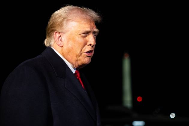 President Donald Trump speaks with reporters as he departs for a trip to Asia on the South Lawn of the White House in Washington, DC on Friday, October 24, 2025. Trump is expected to meet with Chinese President Xi Jinping to discuss a trade deal, Prime Minister of Malaysia Anwar bin Ibrahim, Japan s new prime minister Sanae Takaichi and several other Asian leaders at the Association of Southeast Asian Nations (ASEAN).  WASP20251024111 FrancisxChung