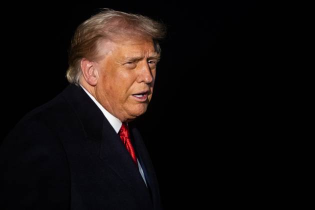 President Donald Trump speaks with reporters as he departs for a trip to Asia on the South Lawn of the White House in Washington, DC on Friday, October 24, 2025. Trump is expected to meet with Chinese President Xi Jinping to discuss a trade deal, Prime Minister of Malaysia Anwar bin Ibrahim, Japan s new prime minister Sanae Takaichi and several other Asian leaders at the Association of Southeast Asian Nations (ASEAN).  WASP20251024113 FrancisxChung