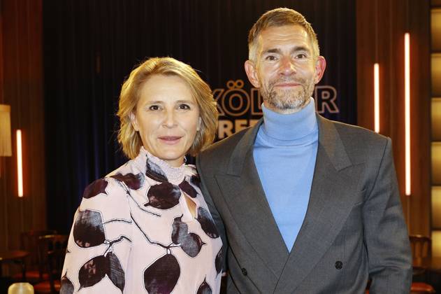 Susan Link and Micky Beisenherz at the recording of the WDR talk show Kölner Treff in WDR Studio BS 3 Cologne, 24 10 2025 Foto:xgbrcix xFuturexImagex koelner_treff2410_5004