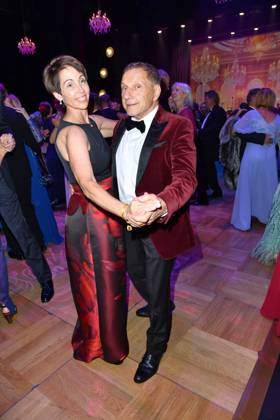Richy Müller with his wife Christl Stumhofer at the 30th Leipzig Opera Ball under the motto ¡Bienvenidos, Andalucia at the Leipzig Opera on 25 11 2025