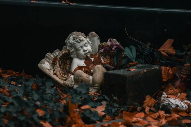 Sunday of the dead walk and photo reportage on November 16, 2025 at the Dorotheenstädtischer Friedhof II on Liesenstraße in Berlin Mitte Photographed in Retro Style Art Filter Orange Teal Berlin Berlin Germany H0A7624