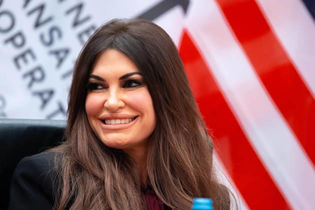 November 6, 2025, Athens, Greece: U.S. Ambassador to Greece, Kimberly Guilfoyle, during a roundtable discussion at the 6th Partnership for Transatlantic Energy Cooperation meeting at the Zappeion, November 6, 2025 in Athens, Greece. Athens Greece - ZUMAp138 20251106_zaa_p138_024 Copyright: xAndrewxKing InteriorxDepartmentx