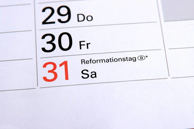 31. Oktober ist Reformationstag 31. Oktober ist Reformationstag (License=RF) Copyright: xZoonar.com RüdigerxRebmannx 24310176