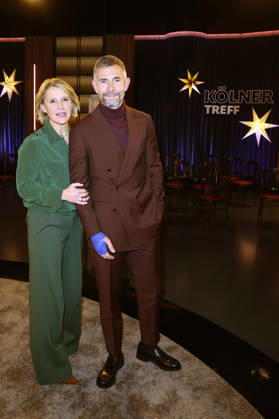 Susan Link and Micky Beisenherz at the recording of the WDR talk show Kölner Treff in WDR Studio BS 3 Cologne, 11 12 2025 Foto:xgbrcix xFuturexImagex koelner_treff1112_5223