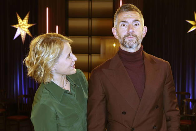 Susan Link and Micky Beisenherz at the recording of the WDR talk show Kölner Treff in WDR Studio BS 3 Cologne, 11 12 2025 Foto:xgbrcix xFuturexImagex koelner_treff1112_5224