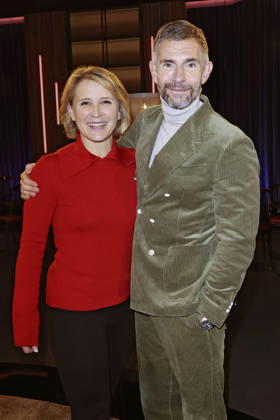 Susan Link and Micky Beisenherz at the recording of the WDR talk show Kölner Treff in WDR Studio BS 3 Cologne, 13 01 2026 Foto:xgbrcix xFuturexImagex koelner_treff1301_6117