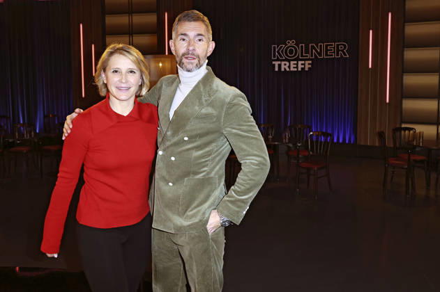 Susan Link and Micky Beisenherz at the recording of the WDR talk show Kölner Treff in WDR Studio BS 3 Cologne, 13 01 2026 Foto:xgbrcix xFuturexImagex koelner_treff1301_6118