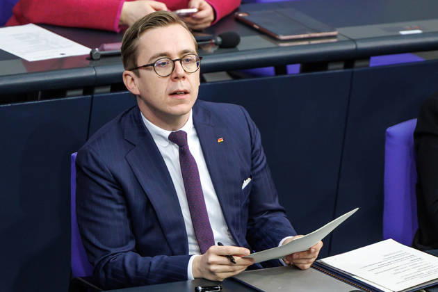 Bundestag Philipp Amthor CDU in the German Bundestag on 15 01 2026 in Berlin Berlin Berlin Germany Bundestag