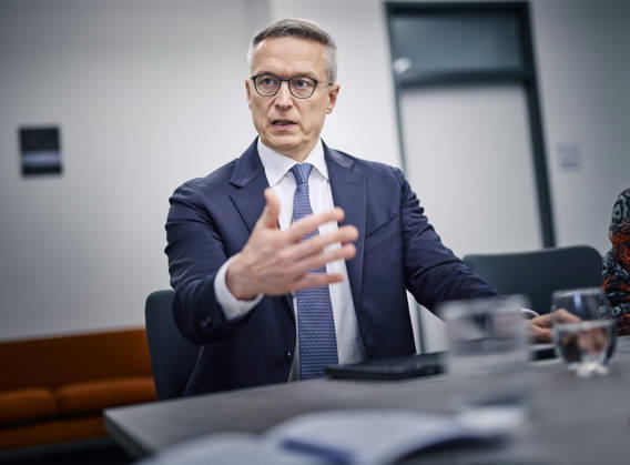 Dr Karsten Wildberger, Federal Minister for Digital and State Modernization, recorded during an interview in Berlin, 03 11 2025 Berlin Germany Copyright: xSebastianxRaux