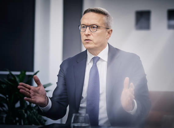 Dr Karsten Wildberger, Federal Minister for Digital and State Modernization, recorded during an interview in Berlin, 03 11 2025 Berlin Germany Copyright: xSebastianxRaux