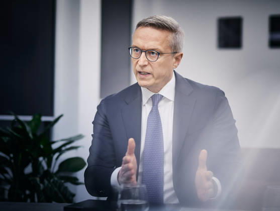 Dr Karsten Wildberger, Federal Minister for Digital and State Modernization, recorded during an interview in Berlin, 03 11 2025 Berlin Germany Copyright: xSebastianxRaux