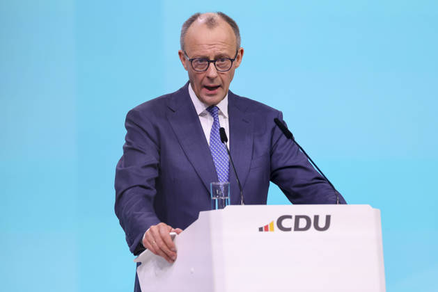 Federal Chancellor Friedrich Merz addresses the delegates, 1 day, 38 Party Congress of the CDU Germany, Landesmesse on February 20, 2026 in Stuttgart, Germany Photo by Marco Steinbrenner DeFodi Images Federal Chancellor Friedrich Merz addresses the delegates, 1 day, 38 Party Congress of the CDU Germany, Landesmesse, February 20, 2026 in Stuttga