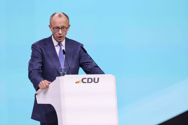 Federal Chancellor Friedrich Merz addresses the delegates, 1 day, 38 Party Congress of the CDU Germany, Landesmesse on February 20, 2026 in Stuttgart, Germany Photo by Marco Steinbrenner DeFodi Images Federal Chancellor Friedrich Merz addresses the delegates, 1 day, 38 Party Congress of the CDU Germany, Landesmesse, February 20, 2026 in Stuttga