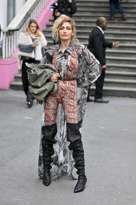 PFW Vivienne Westwood Outside Arrivals Paris Jackson arriving at the Vivienne Westwood show during Fashion Week in Paris, France on March 7, 2026. Photo by Julien Reynaud APS-Medias ABACAPRESS.COM Paris France Copyright: xReynaudxJulien APS-Medias ABACAx