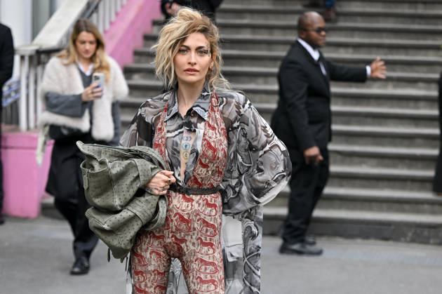 PFW Vivienne Westwood Outside Arrivals Paris Jackson arriving at the Vivienne Westwood show during Fashion Week in Paris, France on March 7, 2026. Photo by Julien Reynaud APS-Medias ABACAPRESS.COM Paris France Copyright: xReynaudxJulien APS-Medias ABACAx