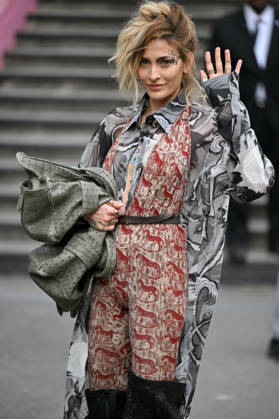 PFW Vivienne Westwood Outside Arrivals Paris Jackson arriving at the Vivienne Westwood show during Fashion Week in Paris, France on March 7, 2026. Photo by Julien Reynaud APS-Medias ABACAPRESS.COM Paris France Copyright: xReynaudxJulien APS-Medias ABACAx