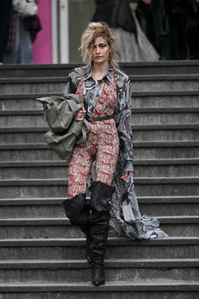 PFW Vivienne Westwood Outside Arrivals Paris Jackson arriving at the Vivienne Westwood show during Fashion Week in Paris, France on March 7, 2026. Photo by Julien Reynaud APS-Medias ABACAPRESS.COM Paris France Copyright: xReynaudxJulien APS-Medias ABACAx