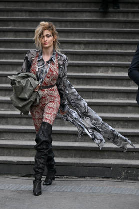 PFW Vivienne Westwood Outside Arrivals Paris Jackson arriving at the Vivienne Westwood show during Fashion Week in Paris, France on March 7, 2026. Photo by Julien Reynaud APS-Medias ABACAPRESS.COM Paris France Copyright: xReynaudxJulien APS-Medias ABACAx