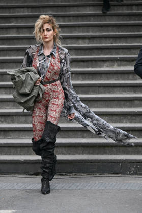 PFW Vivienne Westwood Outside Arrivals Paris Jackson arriving at the Vivienne Westwood show during Fashion Week in Paris, France on March 7, 2026. Photo by Julien Reynaud APS-Medias ABACAPRESS.COM Paris France Copyright: xReynaudxJulien APS-Medias ABACAx