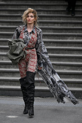 PFW Vivienne Westwood Outside Arrivals Paris Jackson arriving at the Vivienne Westwood show during Fashion Week in Paris, France on March 7, 2026. Photo by Julien Reynaud APS-Medias ABACAPRESS.COM Paris France Copyright: xReynaudxJulien APS-Medias ABACAx