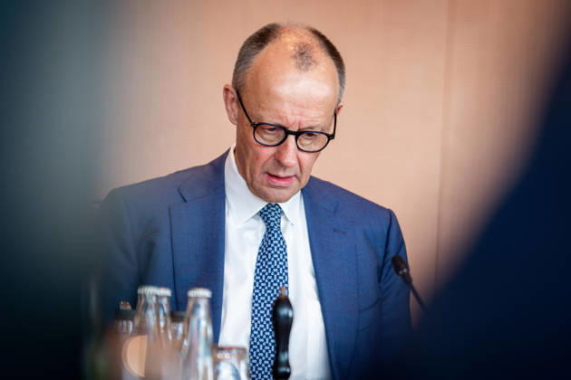 Meeting of the Federal Cabinet, 18 03 2026, Berlin, Federal Chancellor Friedrich Merz CDU in portrait in the run-up to the cabinet meeting, Meeting of the Federal Cabinet in the Federal Chancellery in Berlin Berlin Berlin Germany
